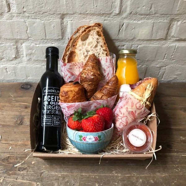 Desayuno Pandelino Fresas