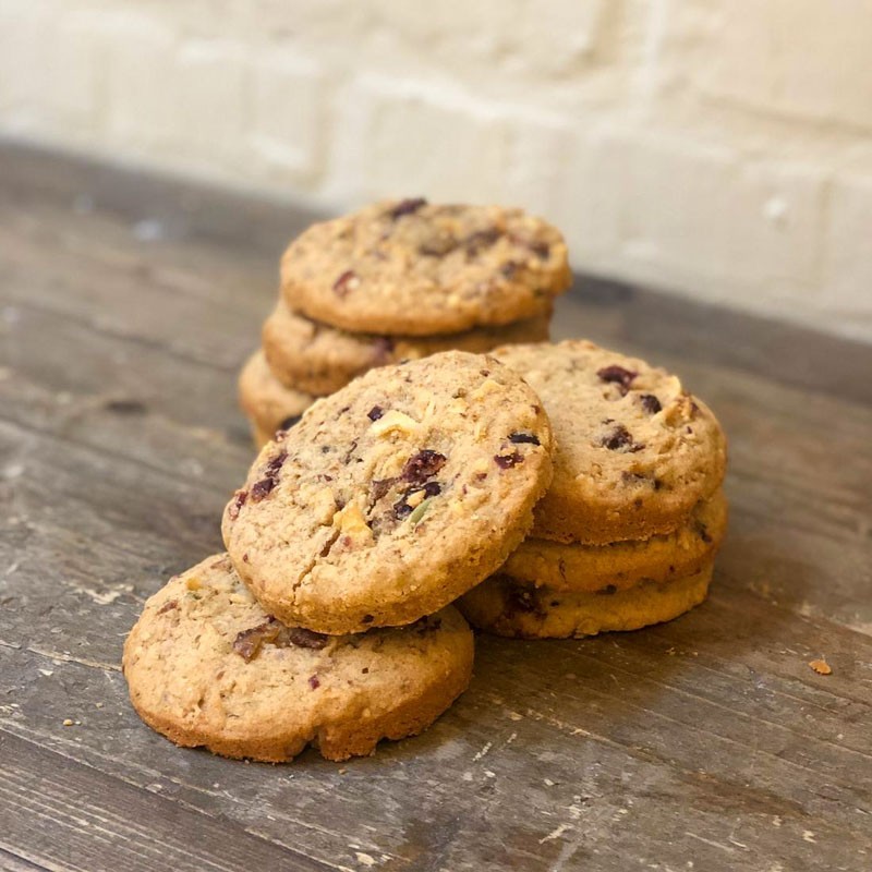 Cookie de cereales y frutos secos
