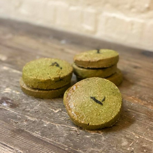 Galleta de té matcha