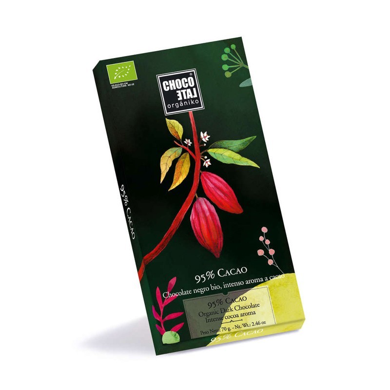 Chocolate negro 95% Cacao Orgániko