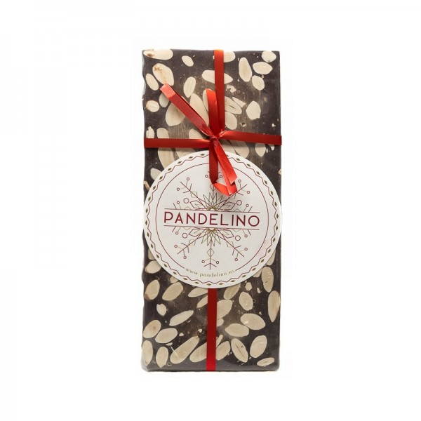 Turrón de chocolate negro Pandelino