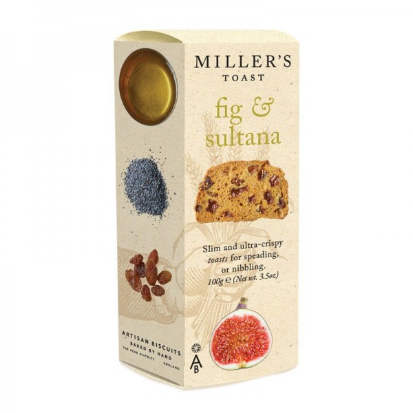 Tostas Miller de higos y pasas