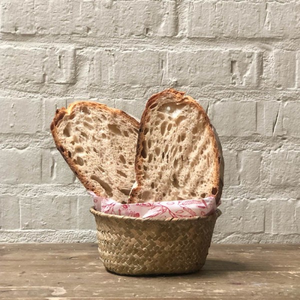 Rebanadas de pan blanco