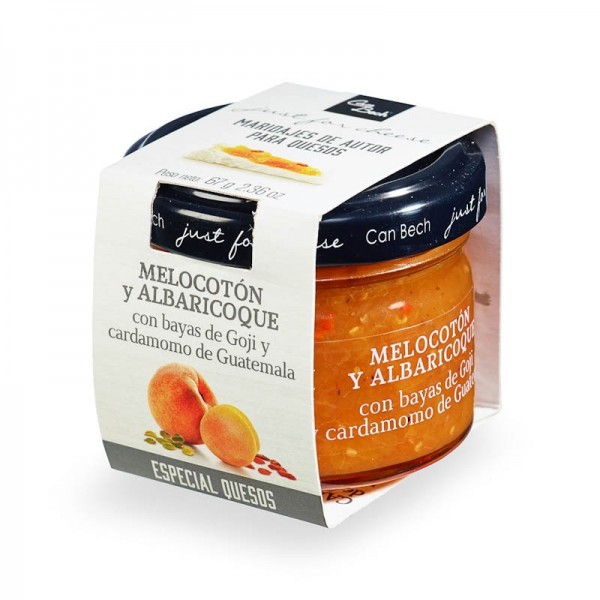 Maridaje para quesos de melocotón y albaricoque Can Bech