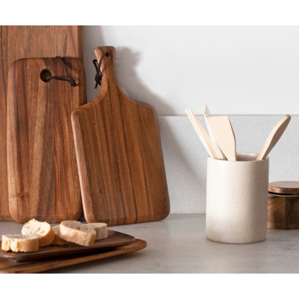 Tabla para cortar o servir en madera de Acacia