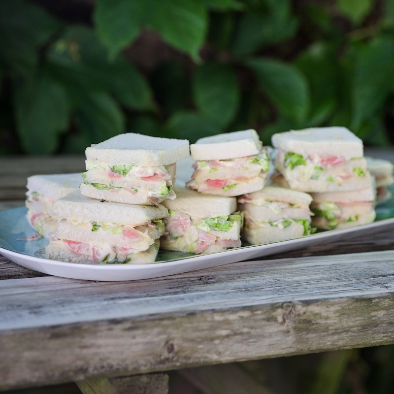 Finger Sandwich Jamón, lechuga y mayonesa (6 uds)