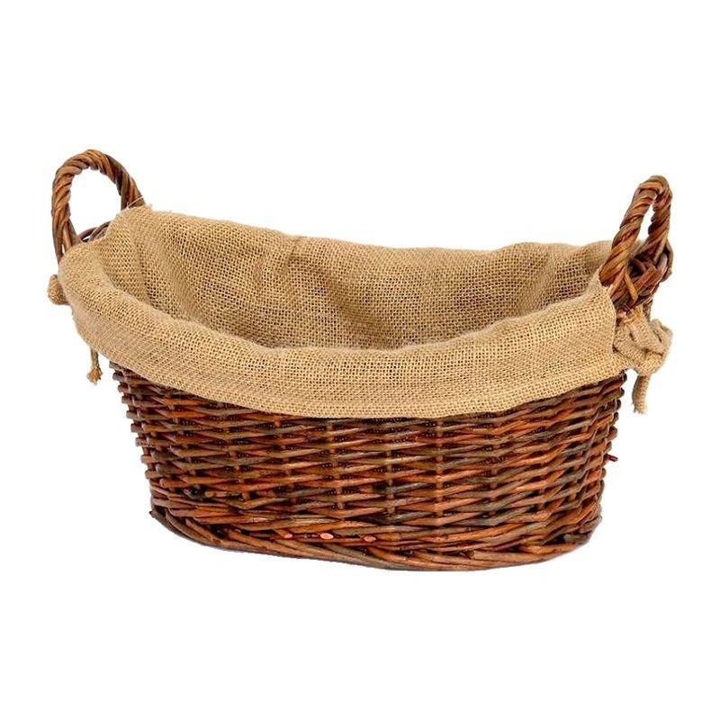 Cesta ovalada dos asas