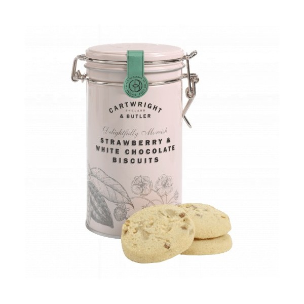 Galletas de fresa y chocolate blanco Cartwright & Butler