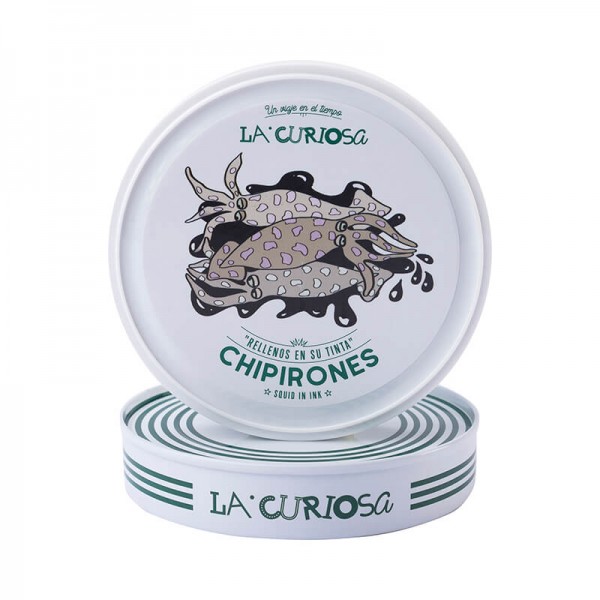 Chipirones rellenos en su tinta La Curiosa