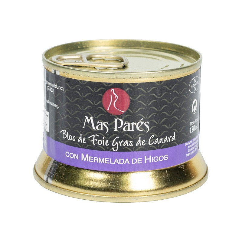 Bloc de foie gras de pato con higos Mas Parés