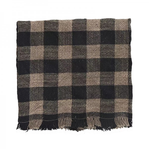 Paño de cocina rústico de cuadros