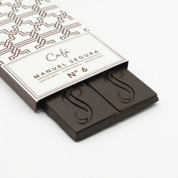Tableta de chocolate negro con Café Manuel Segura