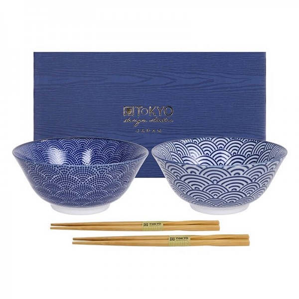 Set Bowls Nippon Blue