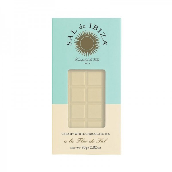 Chocolate blanco a la Flor de Sal de Sal de Ibiza