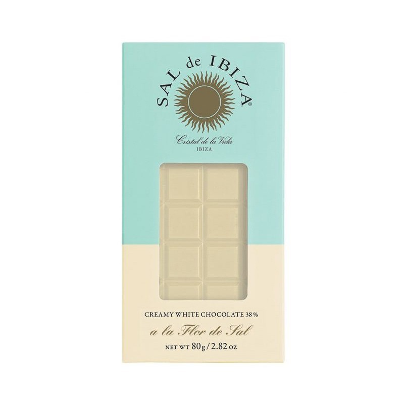Chocolate blanco a la Flor de Sal de Sal de Ibiza