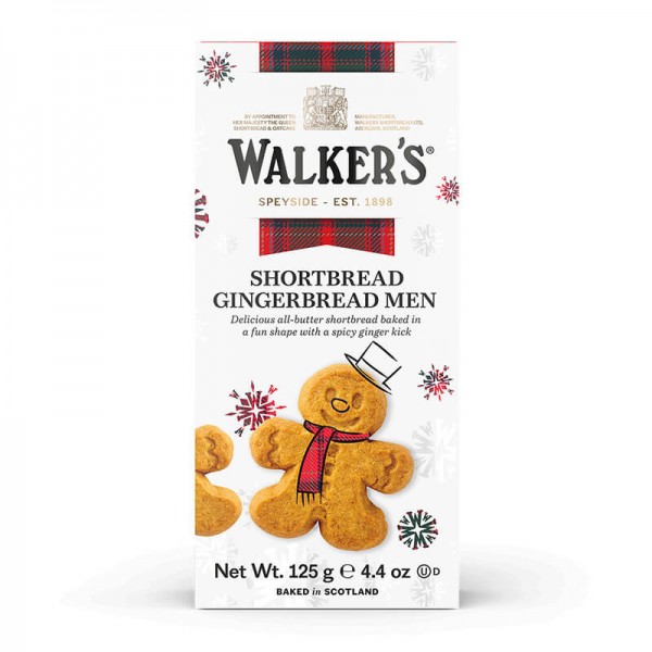 Galletas Shortbread Gingerbread Men de Walker's