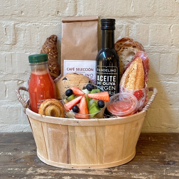 Desayuno Pandelino para uno Café y aceite