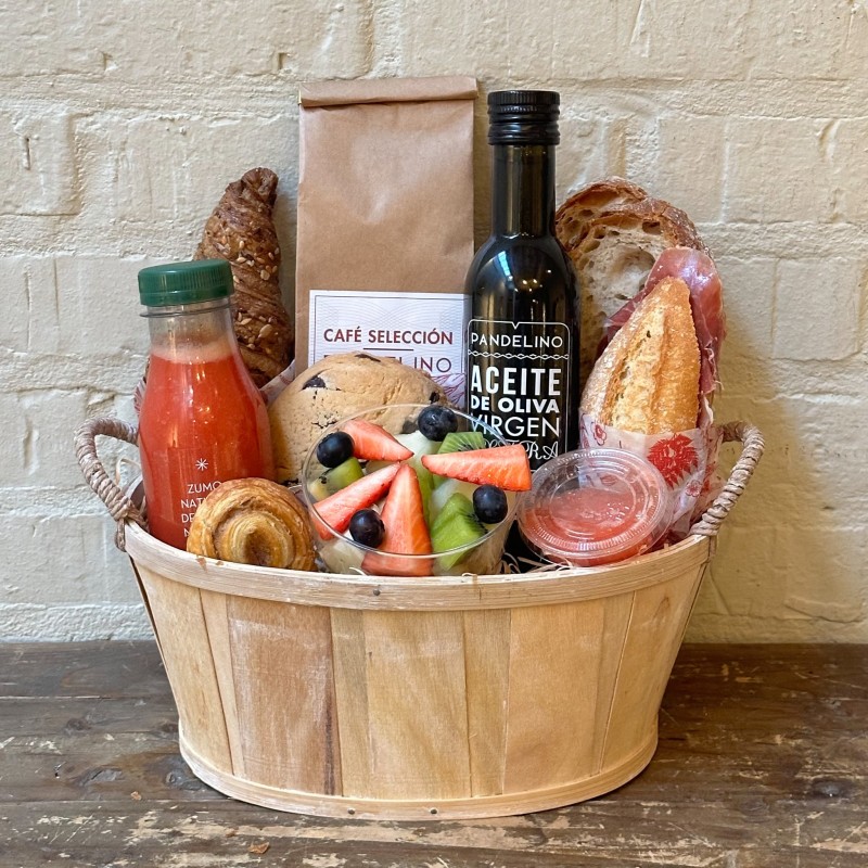 Desayuno Pandelino para uno Café y aceite