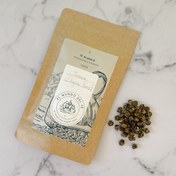 Muestra Té blanco Jasmin Dragon Pearls BIO