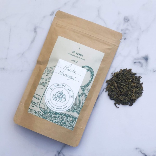 Muestra Té verde Menta Marroquí