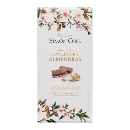 Tableta De Chocolate Con Leche Y Almendras Sim N Coll