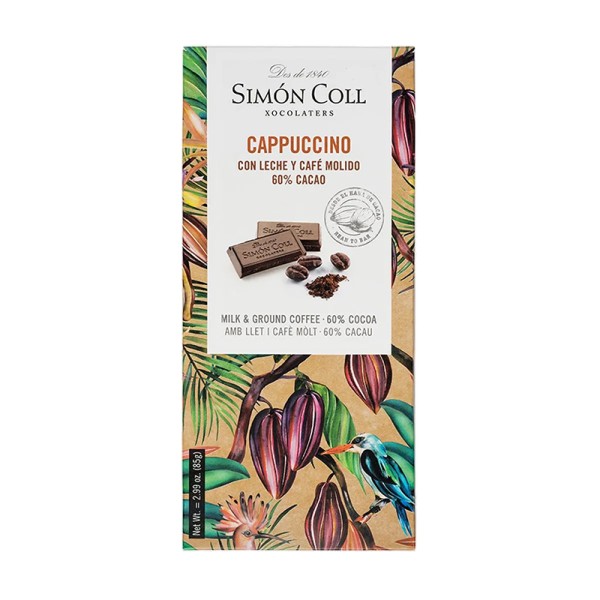 Tableta de chocolate Cappuccino Simón Coll