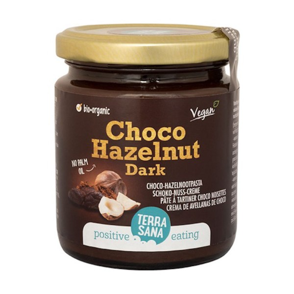 Crema de cacao negro y avellana Terrasana