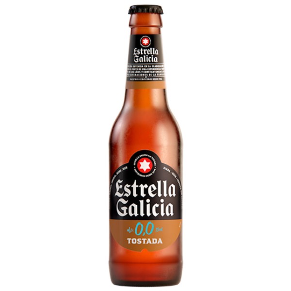 Cerveza Estrella Galicia 00 Tostada