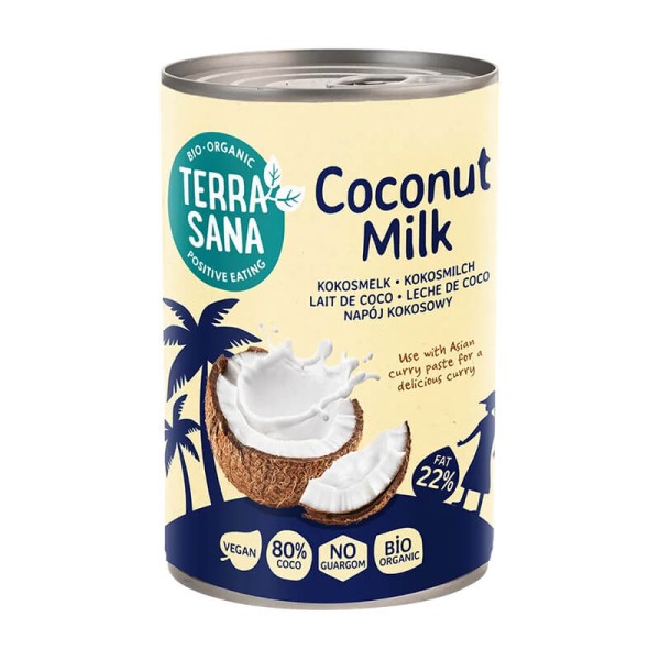 Leche de coco 80% Terrasana