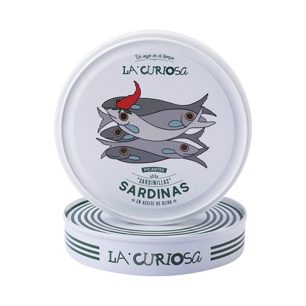 Sardinas picantes en aceite de oliva La Curiosa