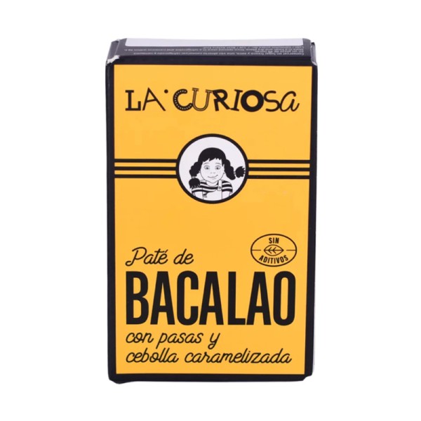 Paté de bacalao con pasas y...