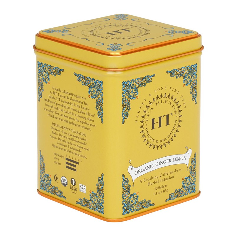 Té Organic Ginger Lemon Harney & Sons