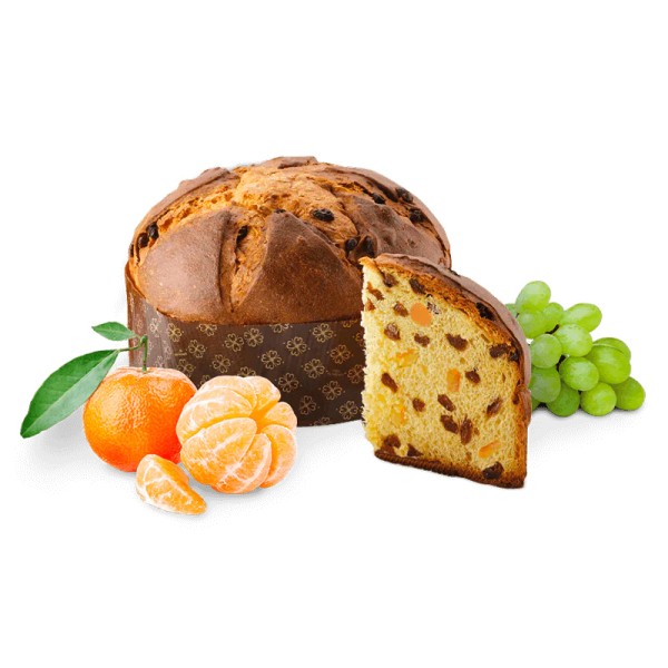 Panettone con mandarina Loison en lata