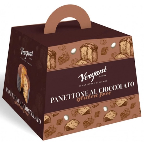 Panettone con Chocolate sin gluten Vergani
