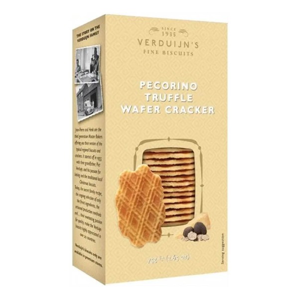 Wafer Crackers de pecorino y trufa Verduijn's