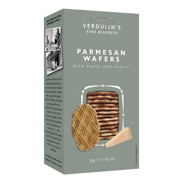 Crackers de pesto y parmesano Verduijn's