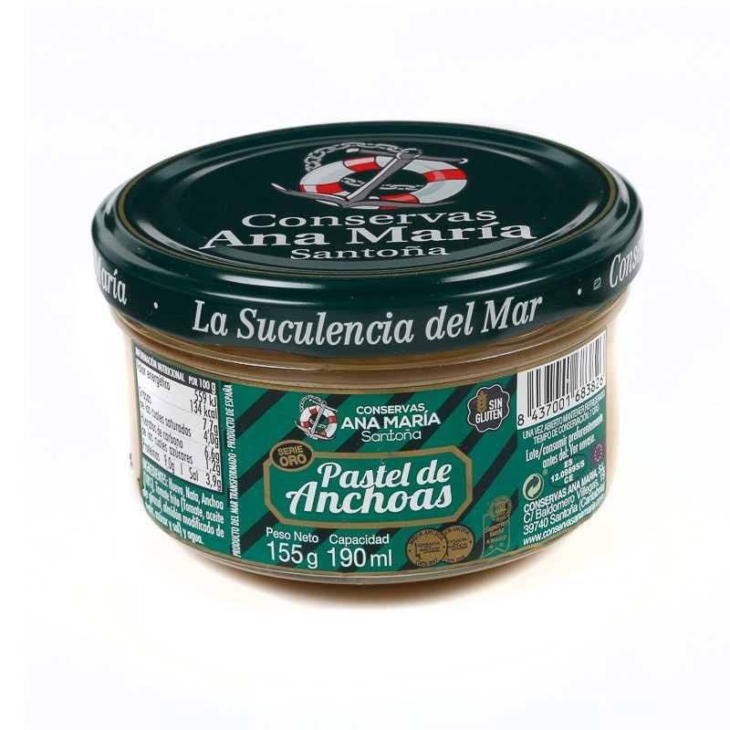 Pastel de Anchoas Conservas Ana María