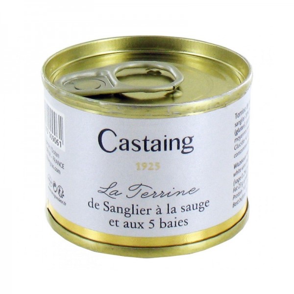 Terrina de Jabalí con salvia y bayas Castaing