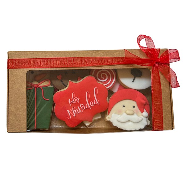 Caja de mini Galletas Navideñas Pandelino