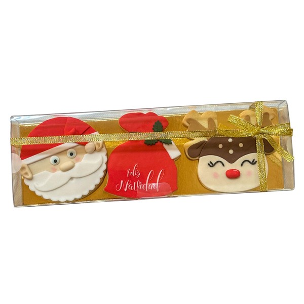 Caja de Galletas Navideñas Pandelino