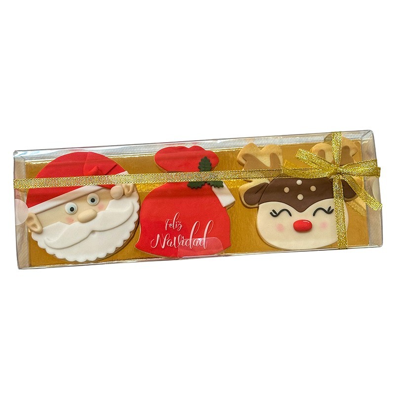 Caja de Galletas Navideñas Pandelino
