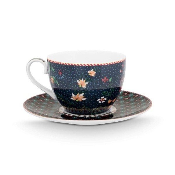 Set de plato y taza Berry Blues Blue