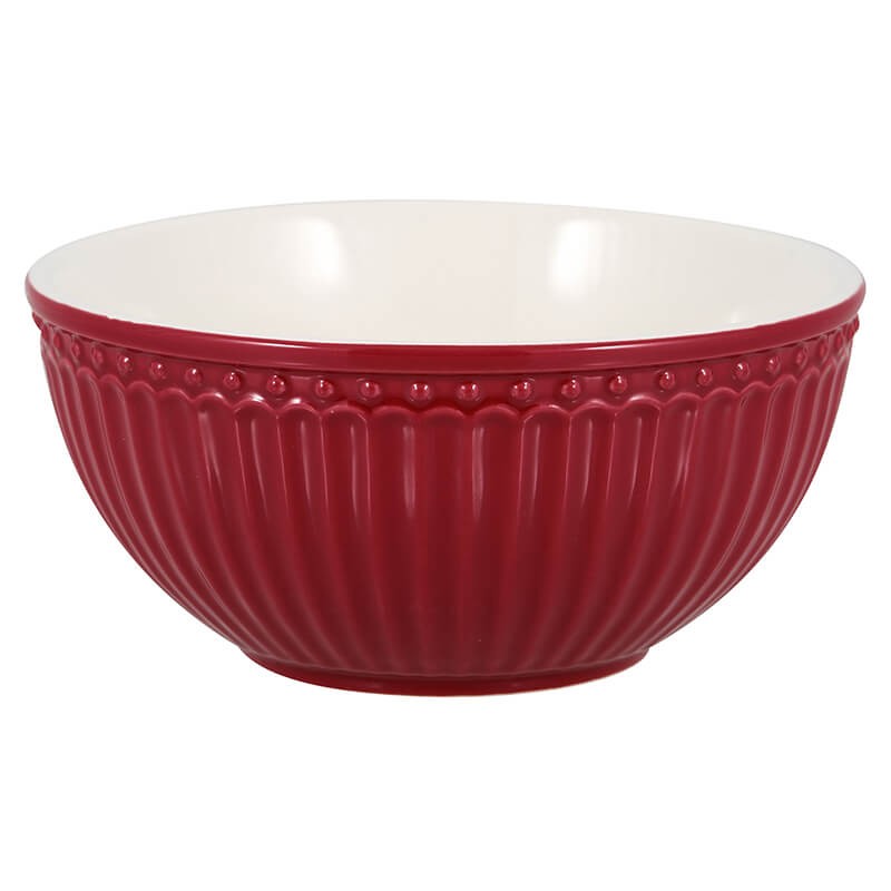 Bowl para cereales rojo Alice