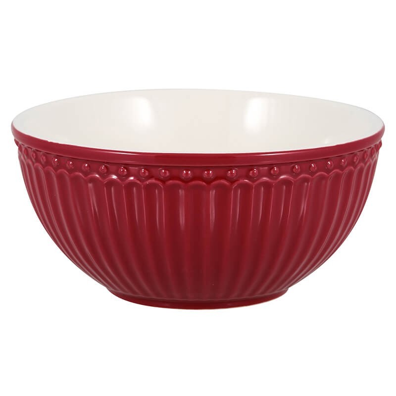 Bowl para cereales rojo Alice