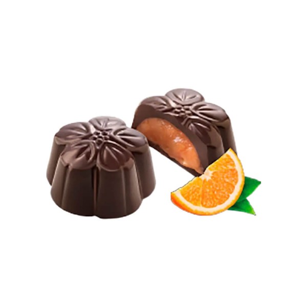 Bombones flores con naranja Amatller