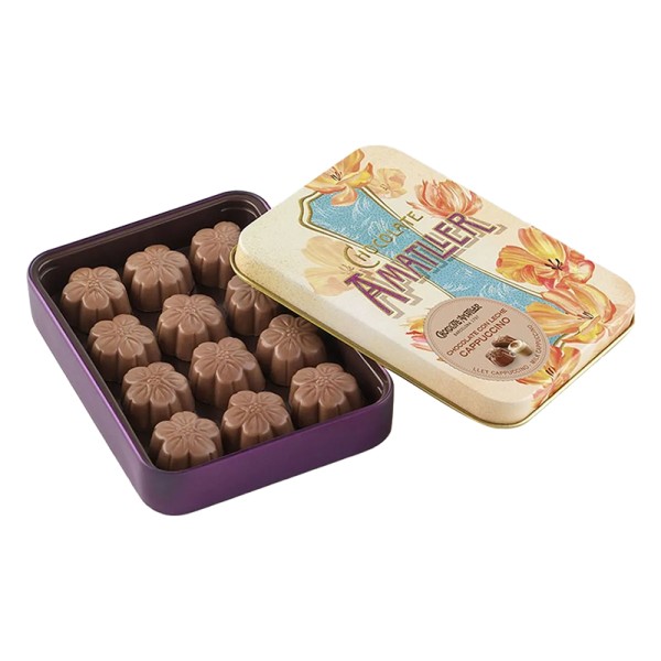 Bombones flores capuccino Amatller