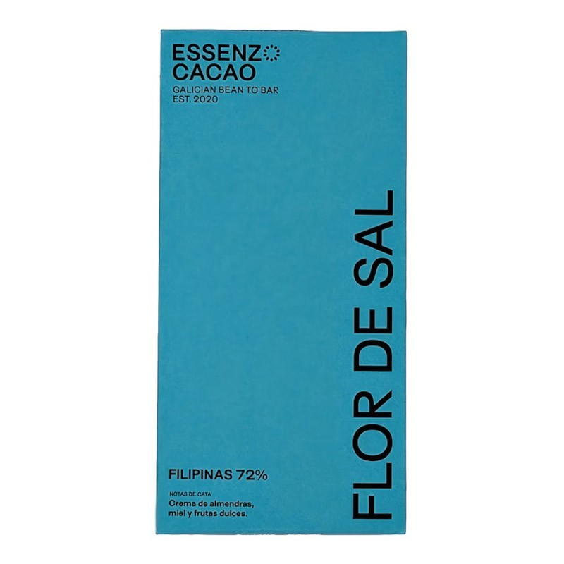 Tableta de chocolate Essenzo Cacao Flor de Sal
