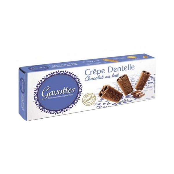 Crêpe Dentelle chocolate con leche Gavottes