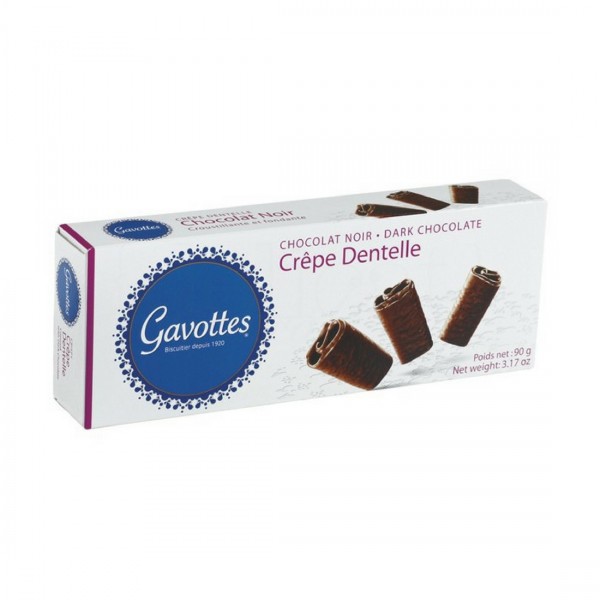 Crêpe Dentelle chocolate negro Gavottes