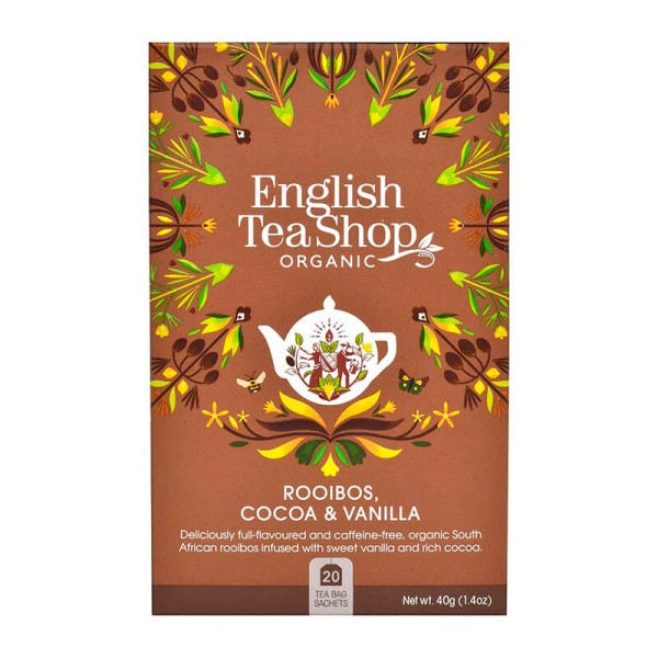 Té Chocolate, Rooibos & Vanilla English Tea Shop